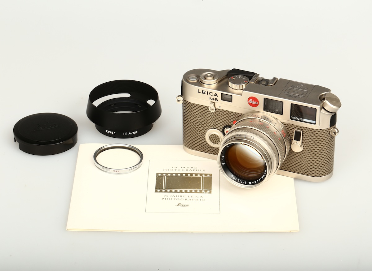 Leica M6 150 Jahre Photographie, 75 Jahre Leica Photographie with  Summilux-M 1.4/50mm 仕宏拍賣